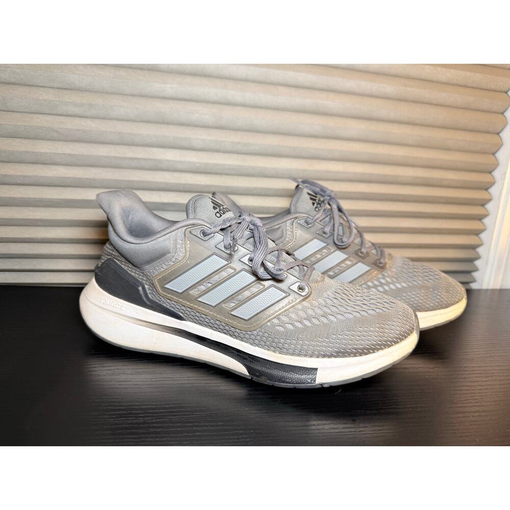 Adidas Bounce Gray Running Shoes Mens Size 8.5 Primegreen Athletic Sneakers